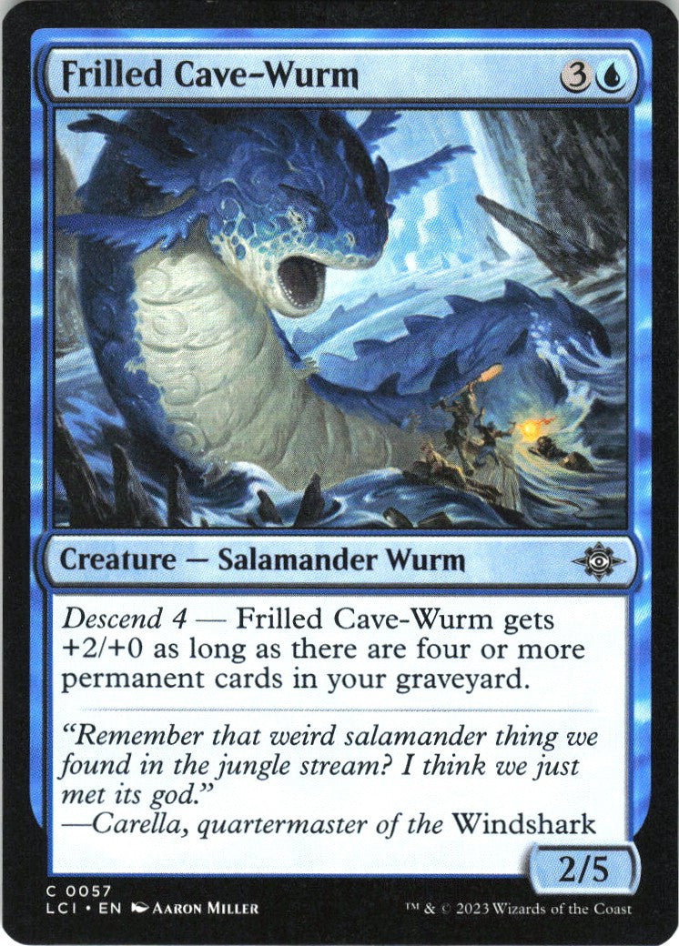 Frilled Cave-Wurm #57 NM