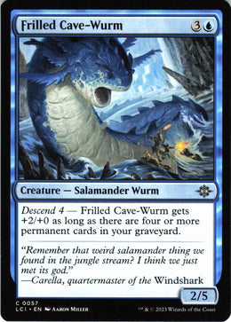 Frilled Cave-Wurm #57 NM