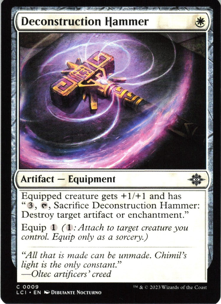 Deconstruction Hammer #9 NM