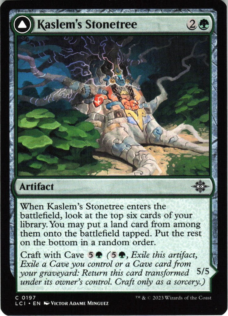 Kaslem's Stonetree // Kaslem's Strider #197 NM