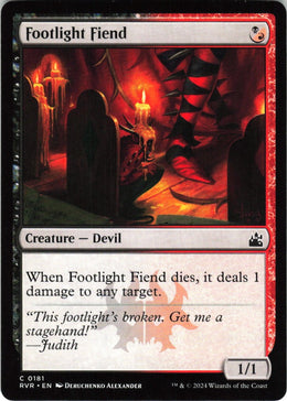 Footlight Fiend #181 NM