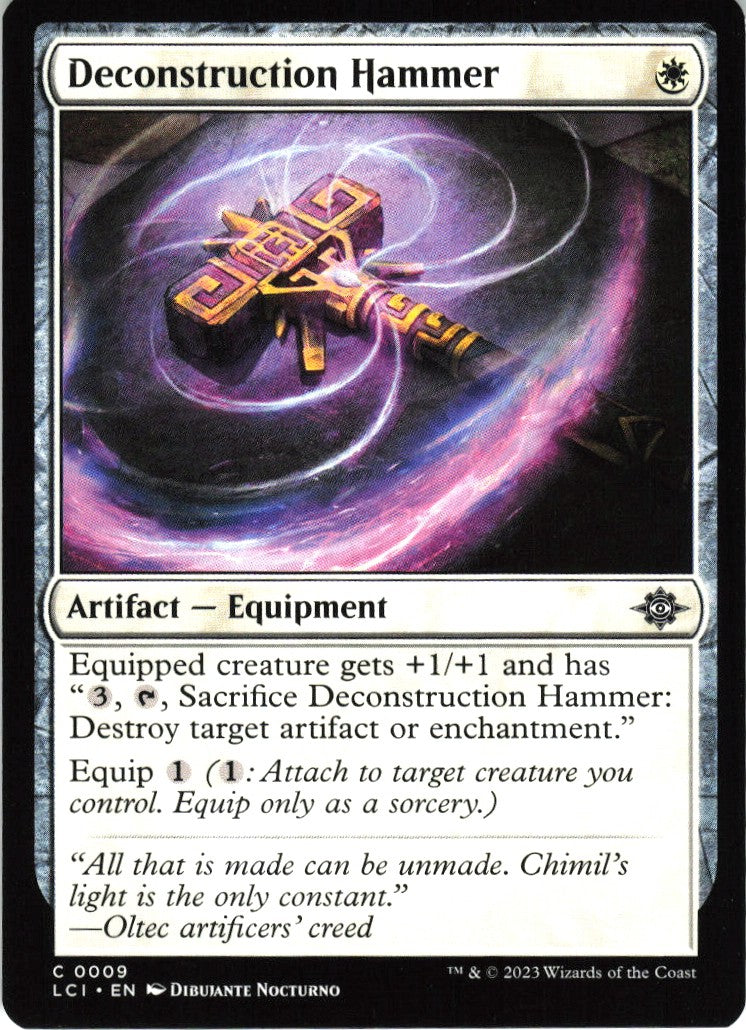 Deconstruction Hammer #9 NM