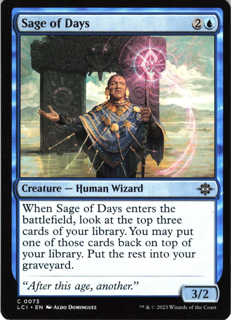 Sage of Days #73 NM