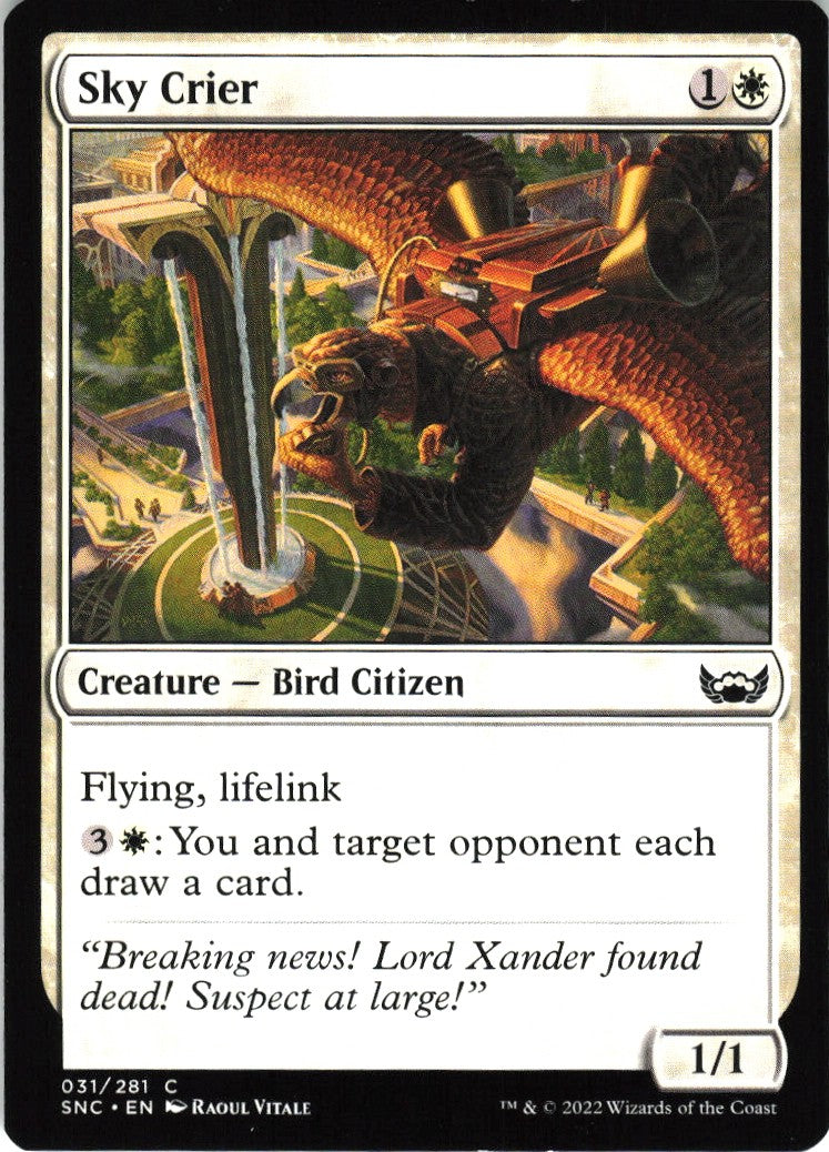 Sky Crier #31 NM