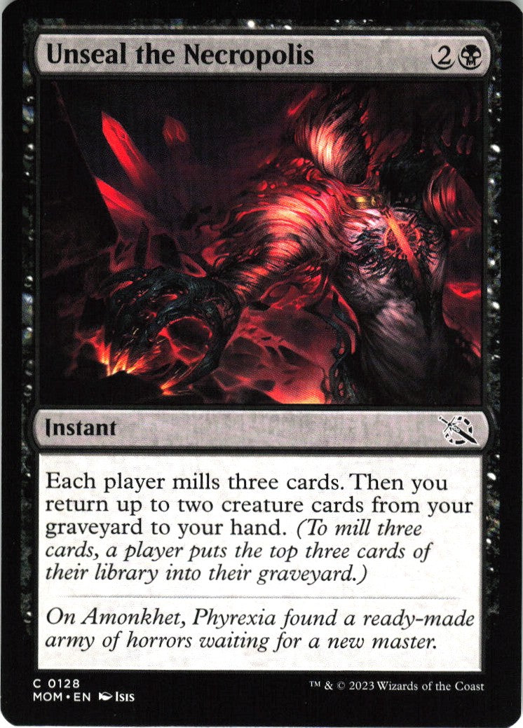 Unseal the Necropolis #128 NM