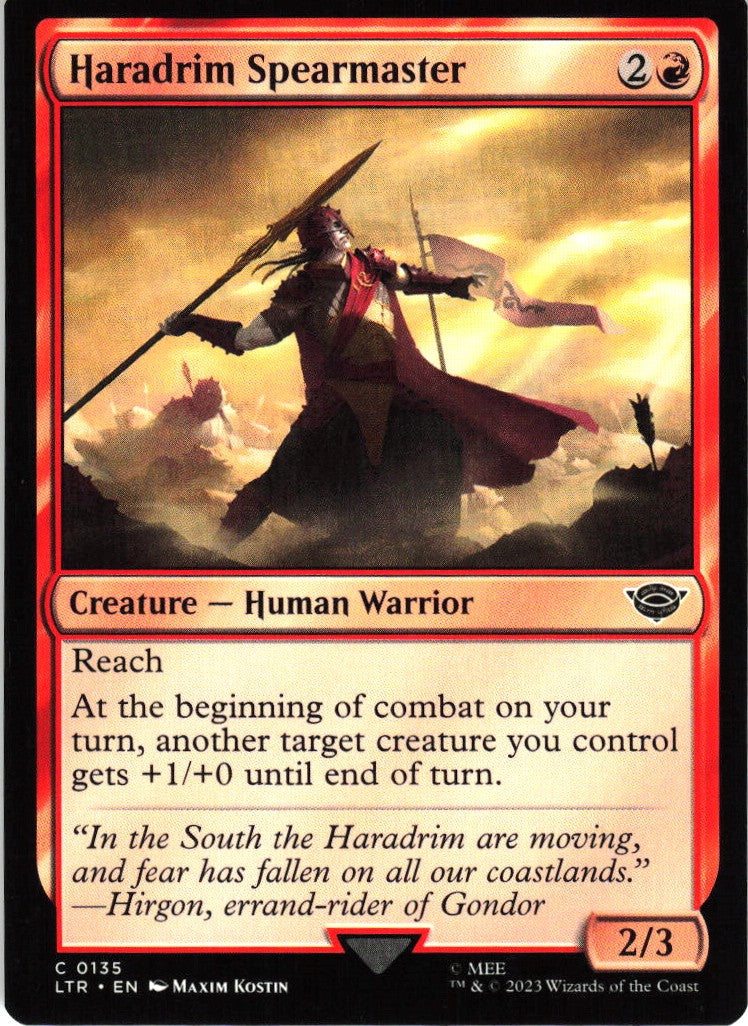 Haradrim Spearmaster #135 NM