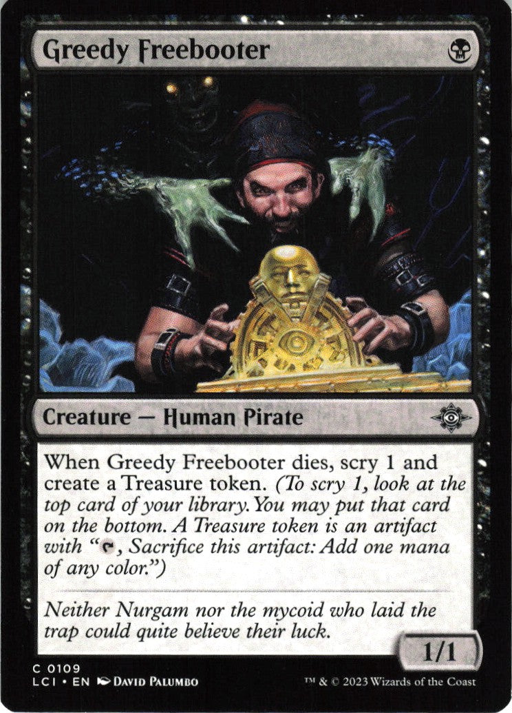 Greedy Freebooter #109 NM