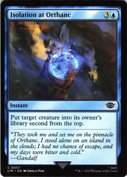 Isolation at Orthanc #57 NM