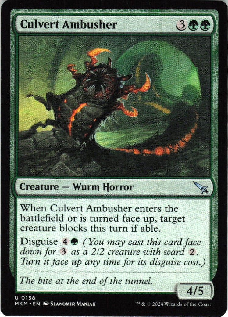 Culvert Ambusher #158 NM