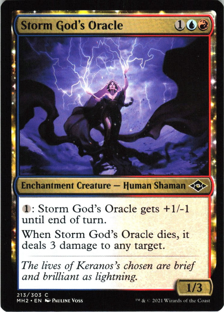 Storm God's Oracle #213 NM
