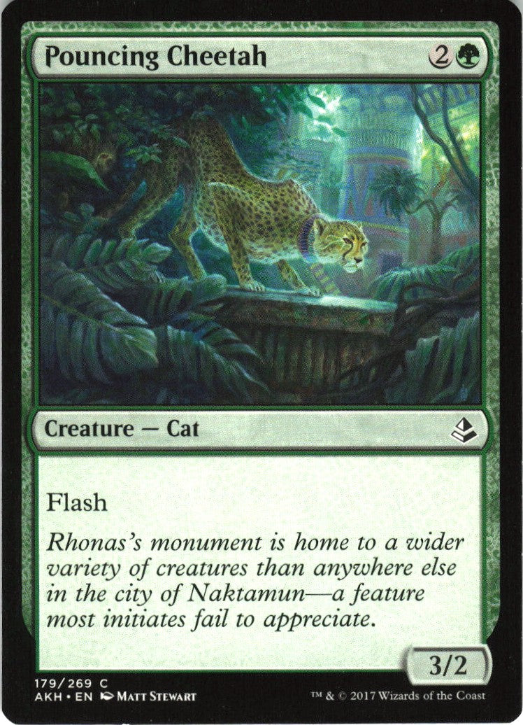 Pouncing Cheetah #179 NM