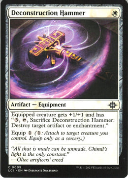 Deconstruction Hammer #9 NM