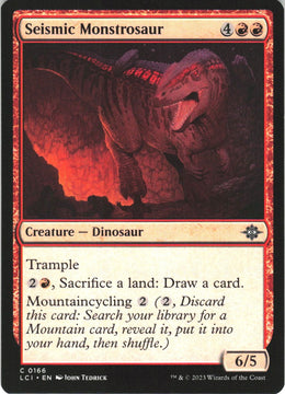 Seismic Monstrosaur #166 NM
