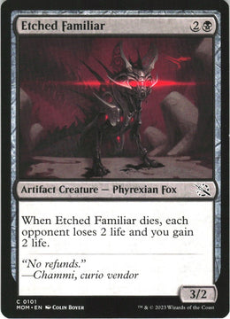 Etched Familiar #101 NM