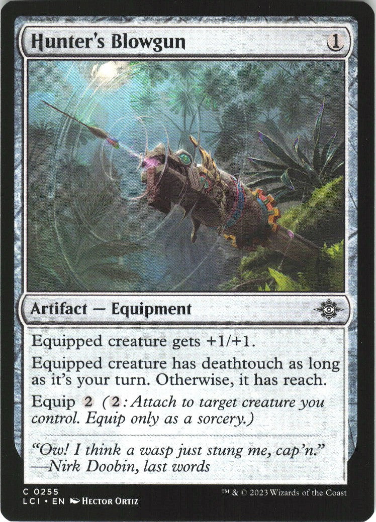 Hunter's Blowgun #255 NM