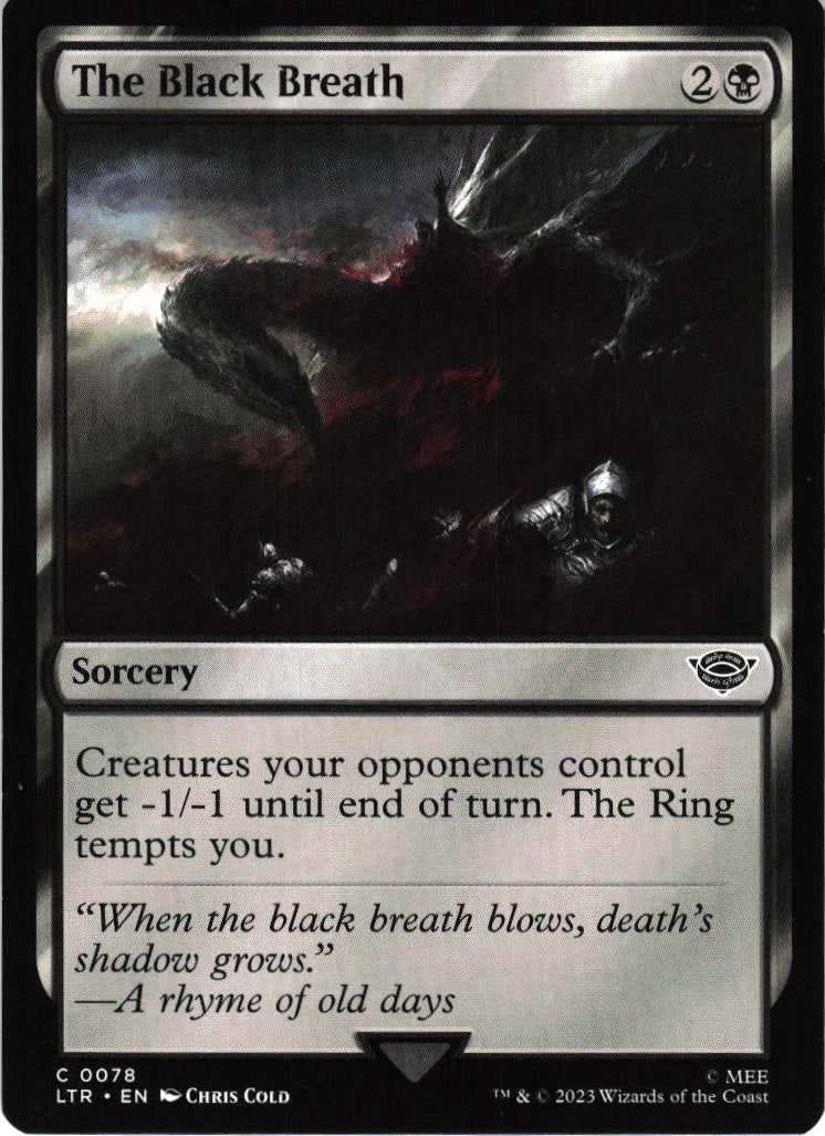 The Black Breath #78 NM