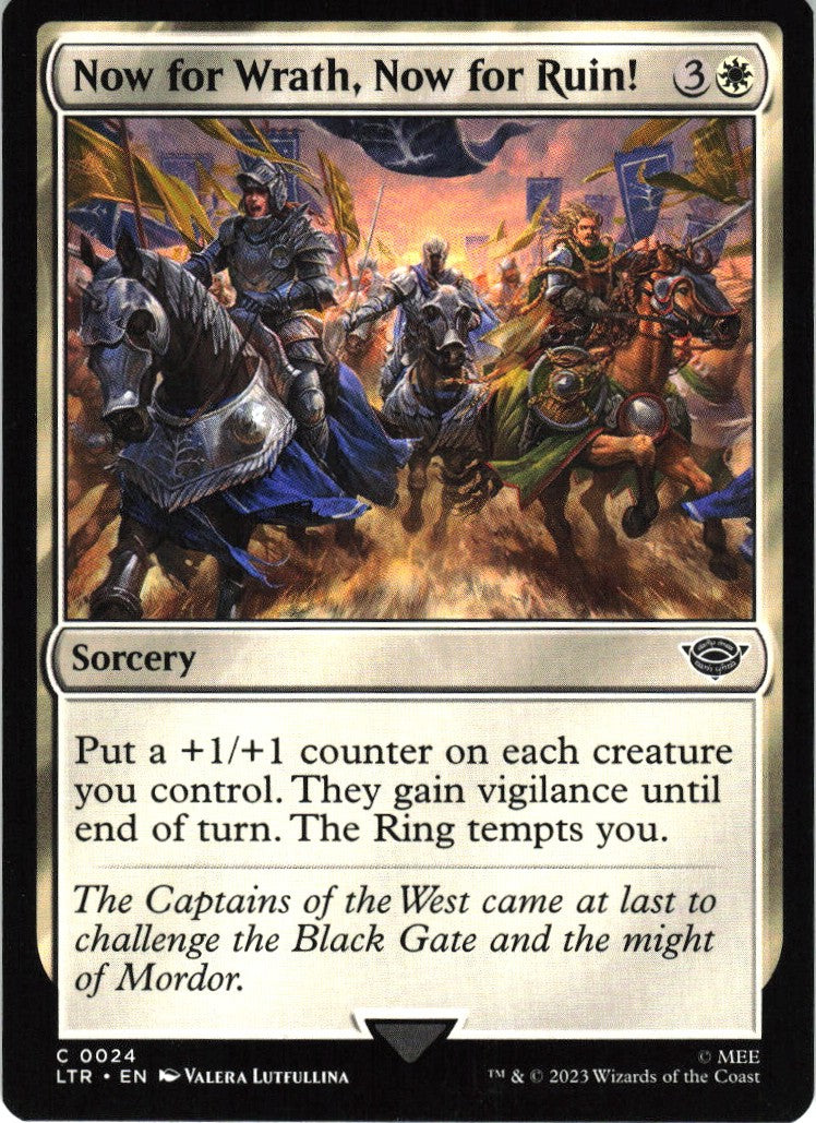 Now for Wrath, Now for Ruin! #24 NM