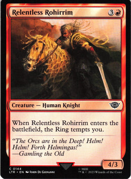 Relentless Rohirrim #144 NM
