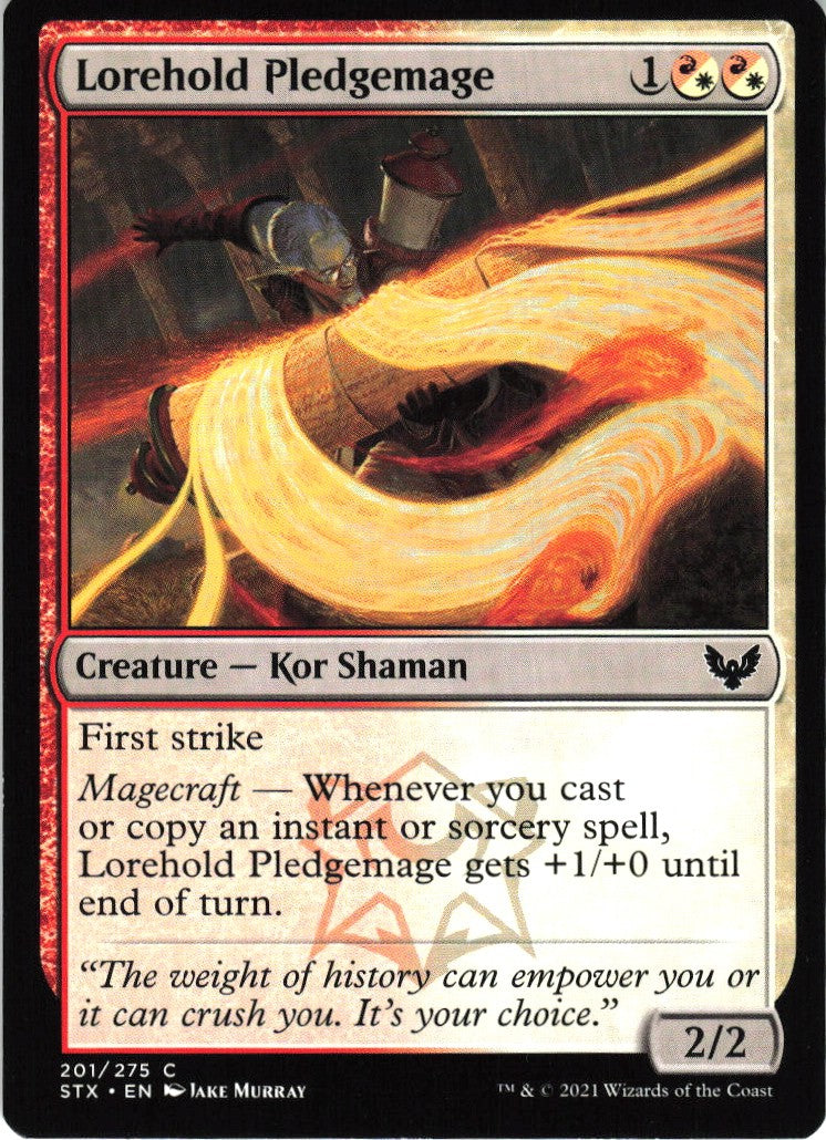 Lorehold Pledgemage #201 NM