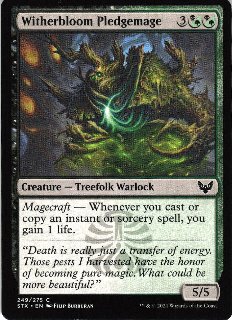 Witherbloom Pledgemage #249 NM