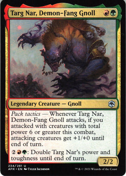 Targ Nar, Demon-Fang Gnoll #234 NM