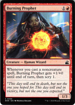 Burning Prophet #104 NM