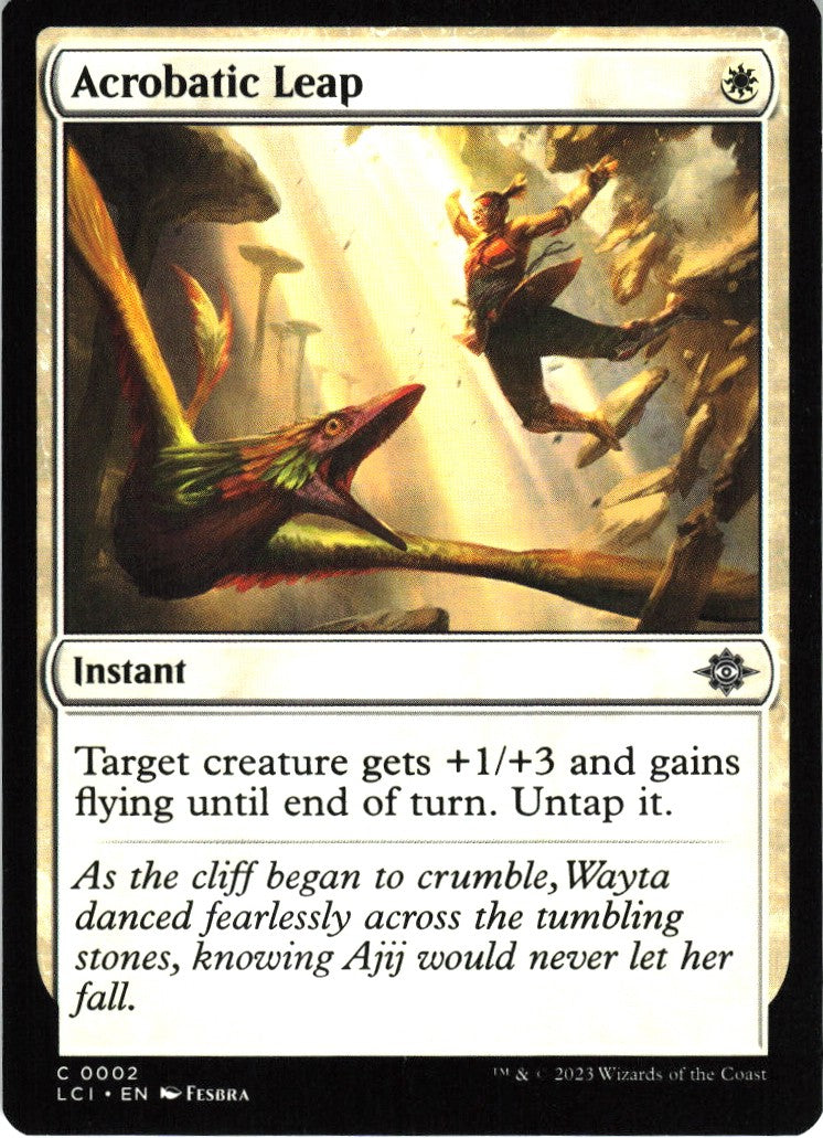 Acrobatic Leap #2 The Lost Caverns of Ixalan MTG Non-Foil English