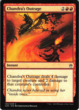 Chandra's Outrage #124 NM