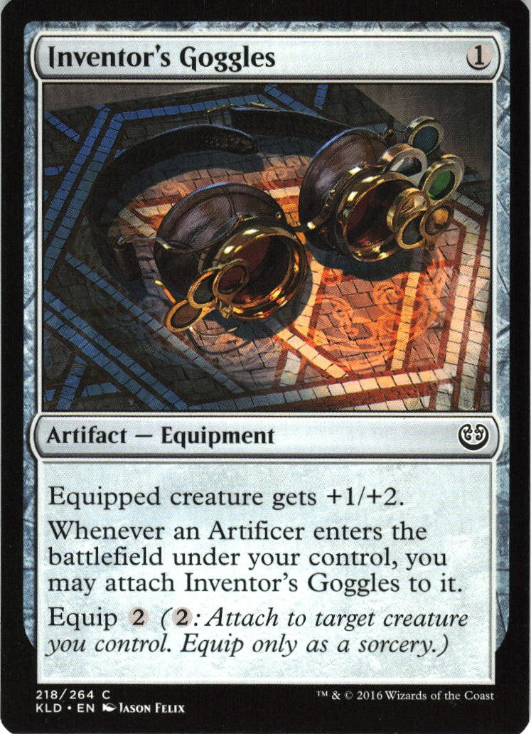 Inventor's Goggles #218 NM