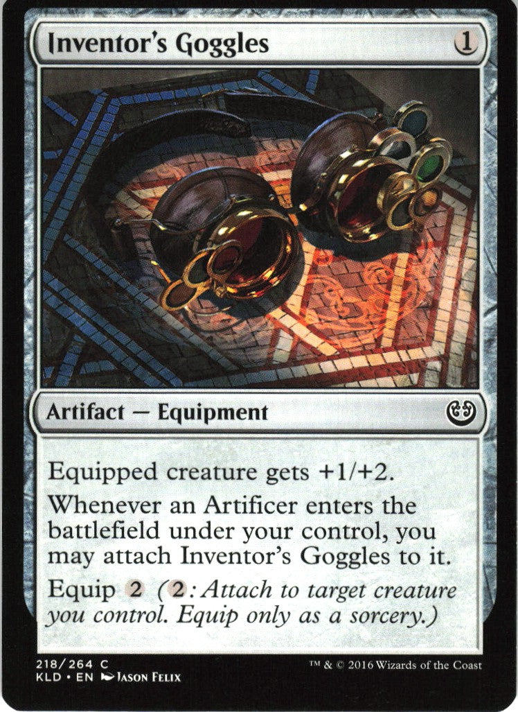 Inventor's Goggles #218 NM