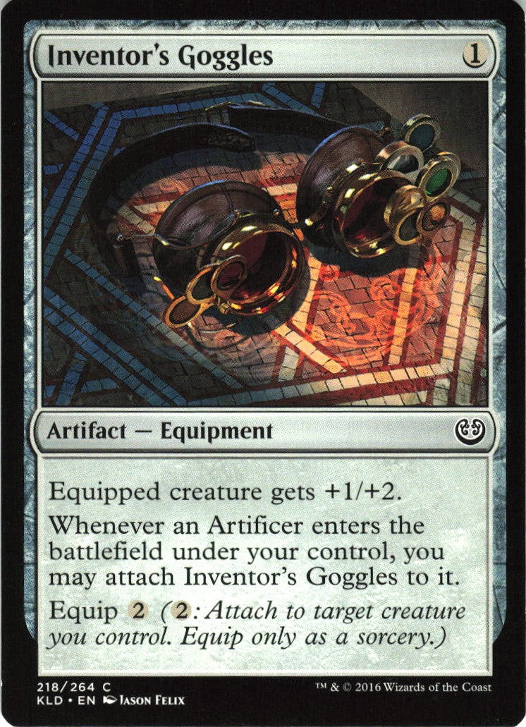 Inventor's Goggles #218 NM