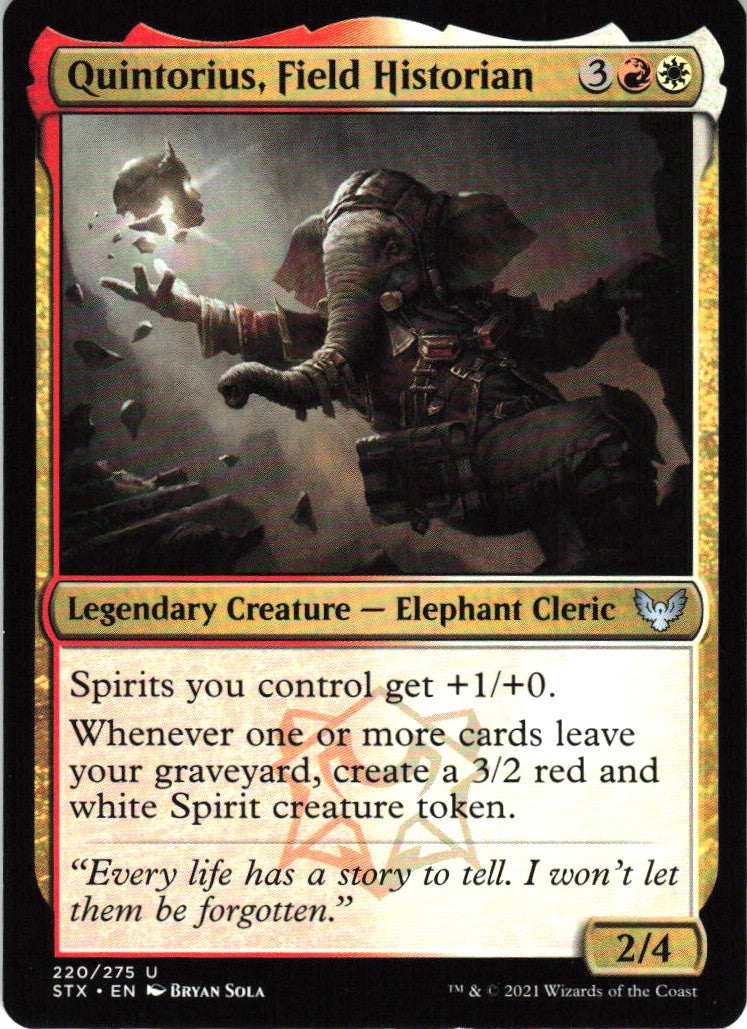Quintorius, Field Historian #220 NM