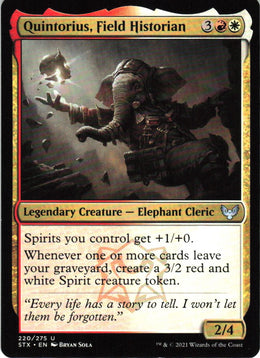 Quintorius, Field Historian #220 NM