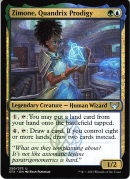 Zimone, Quandrix Prodigy #250 NM