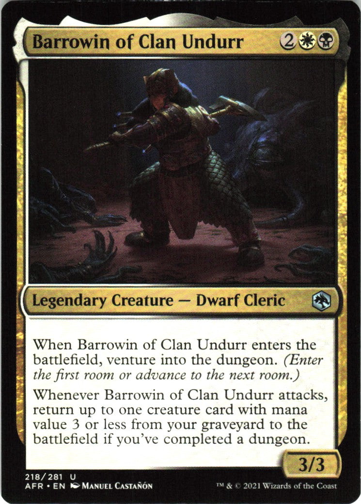 Barrowin of Clan Undurr #218 NM
