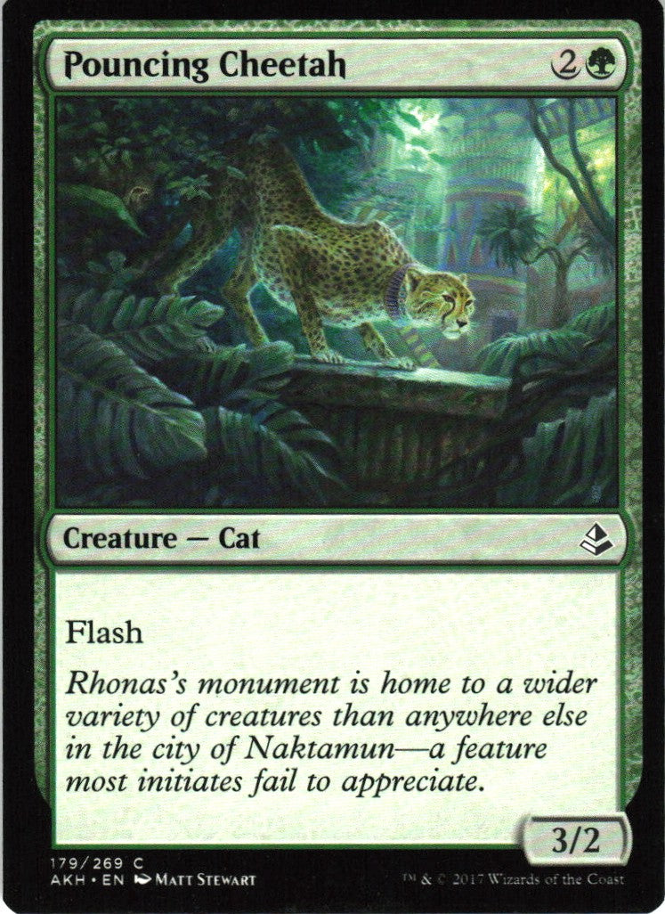 Pouncing Cheetah #179 NM
