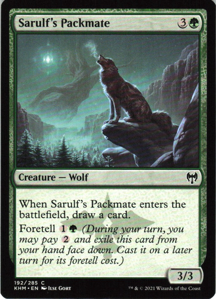Sarulf's Packmate #192 NM