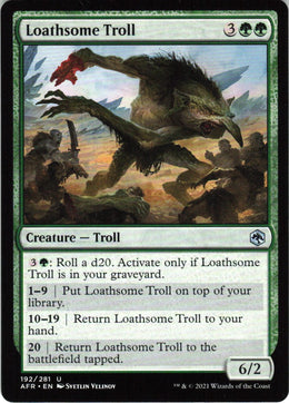Loathsome Troll #192 NM