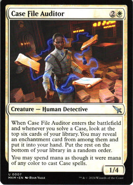 Case File Auditor #7 NM