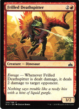 Frilled Deathspitter #104 NM