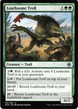 Loathsome Troll #192 NM