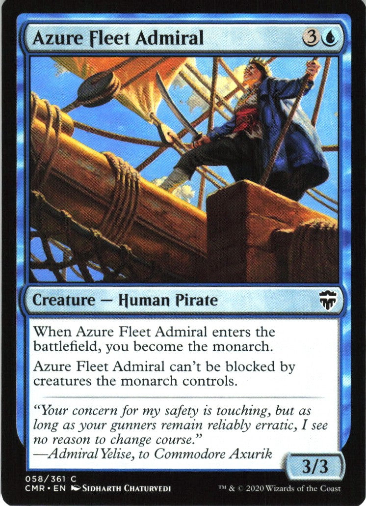 Azure Fleet Admiral #58 NM