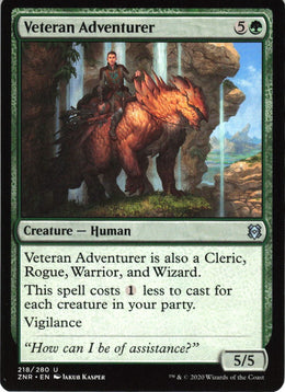 Veteran Adventurer #218 NM