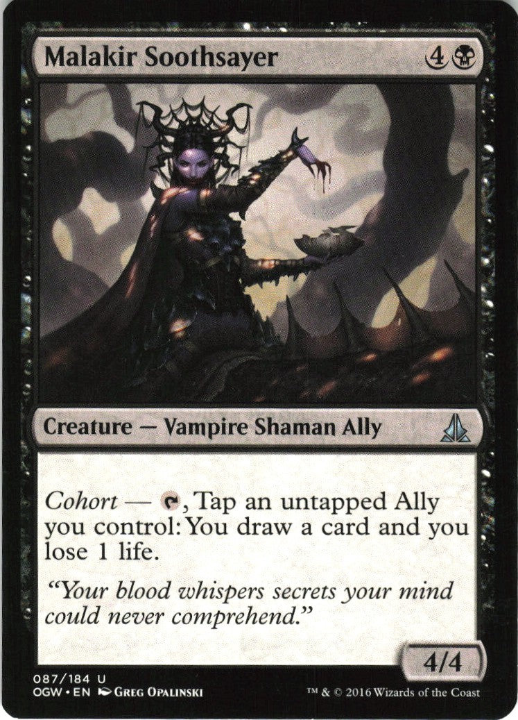 Malakir Soothsayer #87 NM