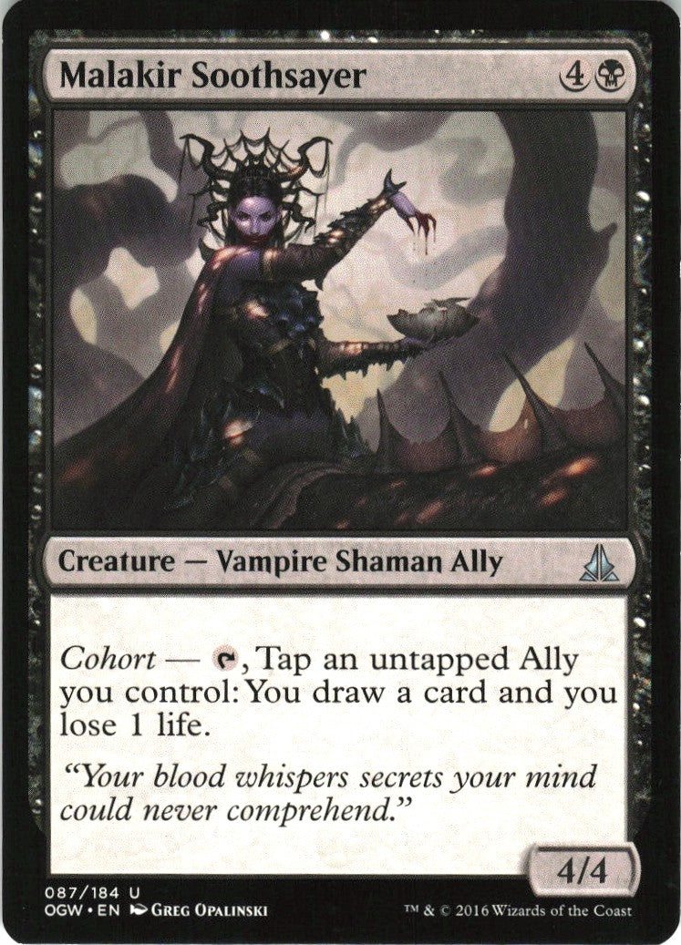 Malakir Soothsayer #87 NM