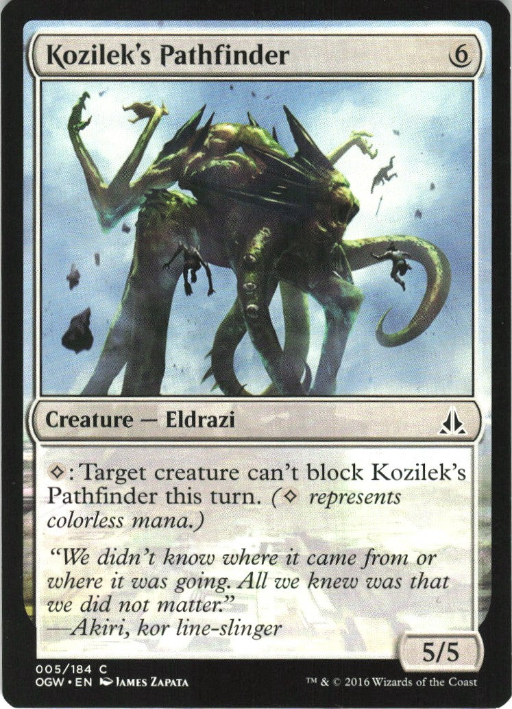 Kozilek's Pathfinder #5 NM