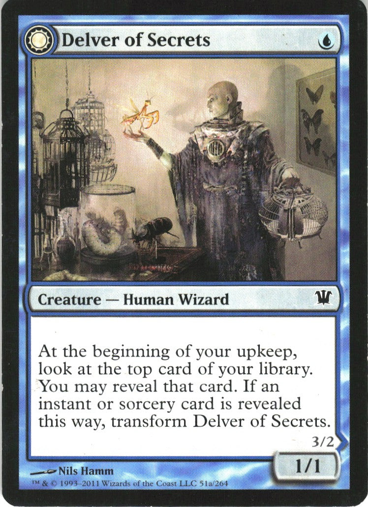 Delver of Secrets // Insectile Aberration #51 NM