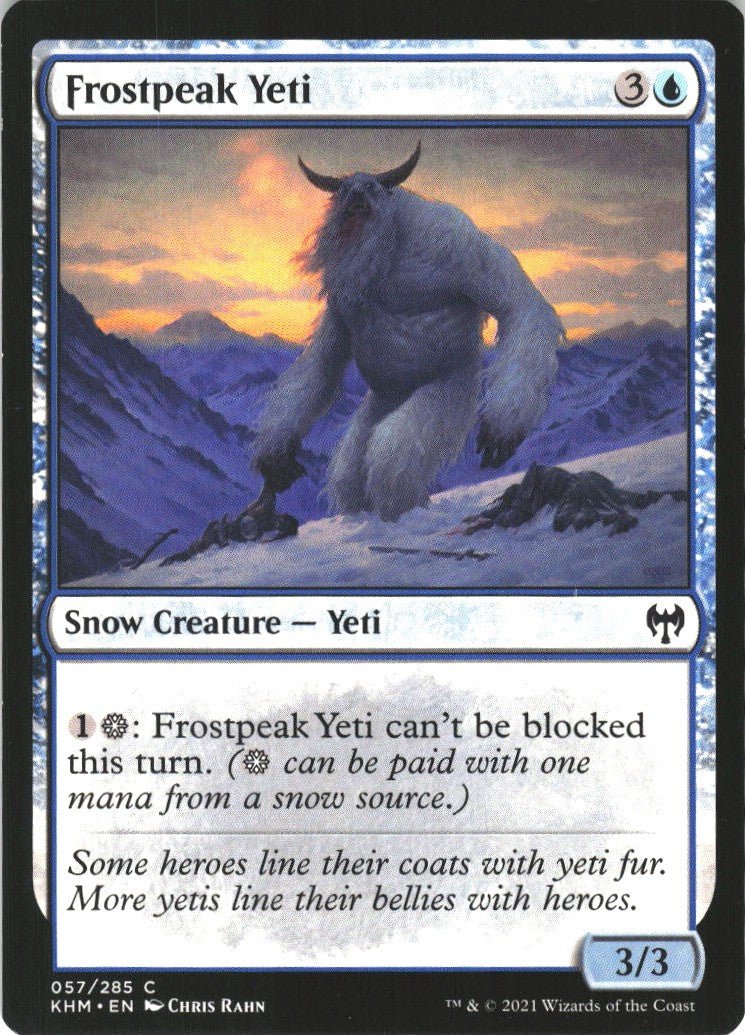 Frostpeak Yeti #57 NM