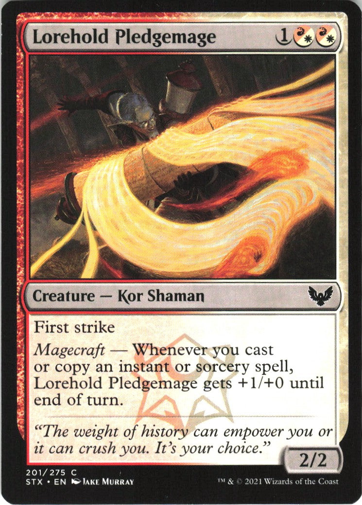 Lorehold Pledgemage #201 NM