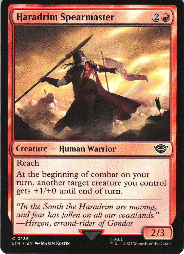 Haradrim Spearmaster #135 NM